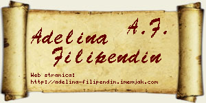 Adelina Filipendin vizit kartica